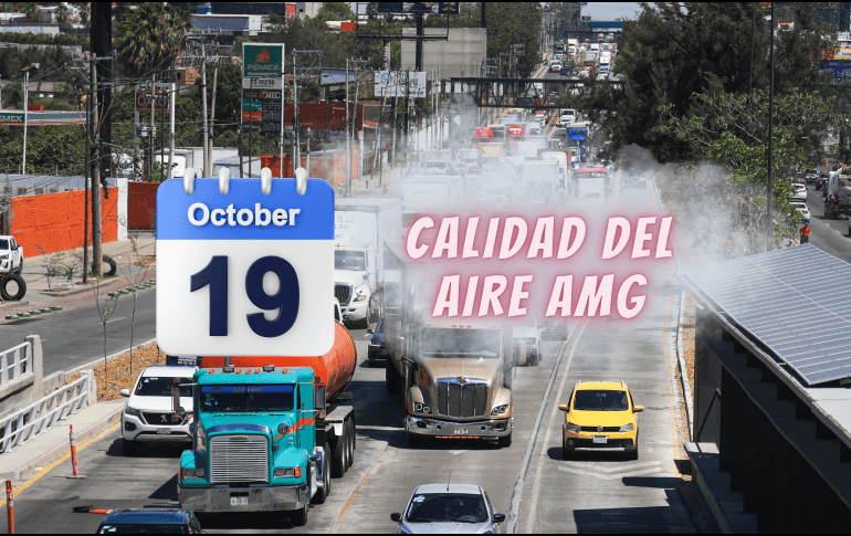 La mañana de este lunes 19 de octubre se registra buena calidad del aire en Atemajac con 6 puntos IMECA. EL INFORMADOR / ARCHIVO