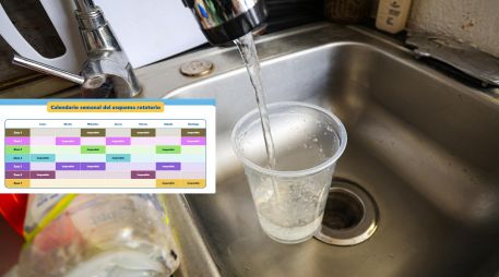 La rotación del servicio de agua potable en el AMG busca solucionar de forma inmediata los problemas de calidad en el suministro, tras la decisión de suspender el uso del agua proveniente de la presa Las Pintas y del antiguo sistema Chapala. ESPECIAL / EL INFORMADOR y SIAPA
