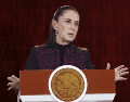 "No tienen, hasta donde yo sé- y si no que lo aclare la fiscal- alguna prueba de que haya sido directamente la gobernadora", dice Claudia Sheinbaum. EFE / S. Gutiérrez