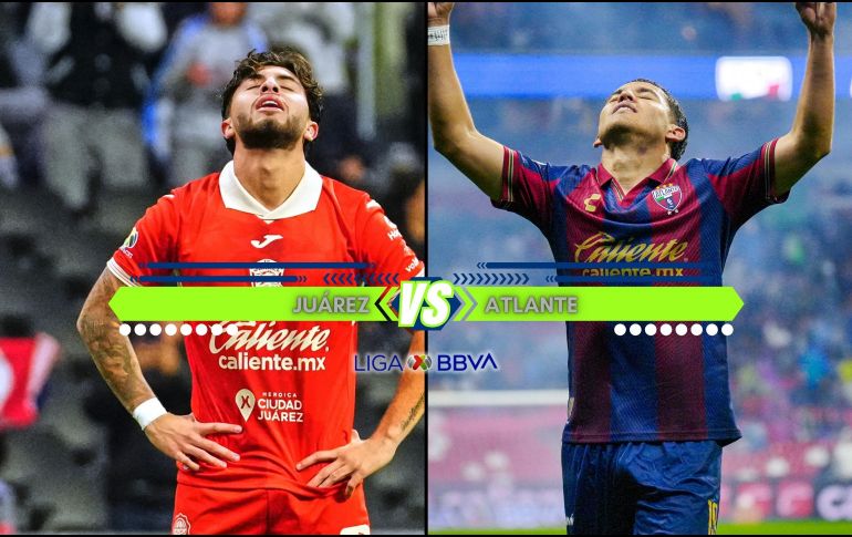 Juárez busca salir del fondo de la clasificación frente a un Atlante que intenta apretar la tabla. ESPECIAL / IMAGO7 y CANVA