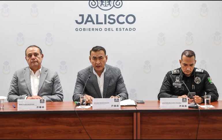 Salvador Zamora, secretario general de Gobierno, dejó en claro que la orden para todas las corporaciones fue que no cayeran en alguna provocación. EL INFORMADOR / A. Navarro