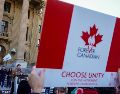 El primer ministro canadiense, Mark Carney, instó a los habitantes de Alberta a emitir un voto contundente por la unidad. AP / T. JOHNSON