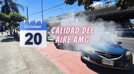 La mañana de este martes 20 de octubre en Guadalajara se registra mala calidad del aire en Santa Fe donde se registra 102 puntos IMECA. EL INFORMADOR / ARCHIVO
