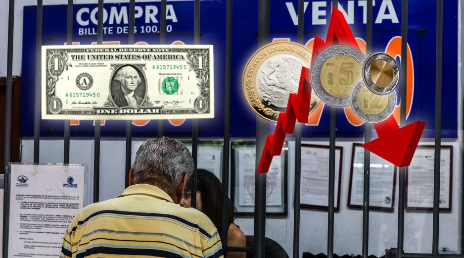 El tipo de cambio comienza a acercarse al límite de los 19 pesos por unidad. EL INFORMADOR / ARCHIVO