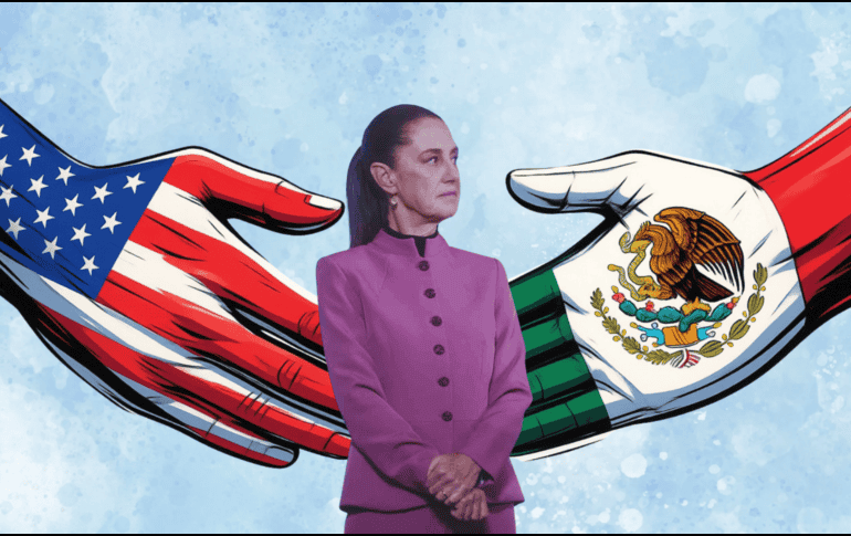 Sheinbaum afirmó que México está muy cerca de alcanzar un acuerdo comercial con EU en el marco de las negociaciones del T-MEC y destacó que el principal objetivo es reducir al máximo los aranceles sobre vehículos, acero y aluminio. SUN / L. Camacho