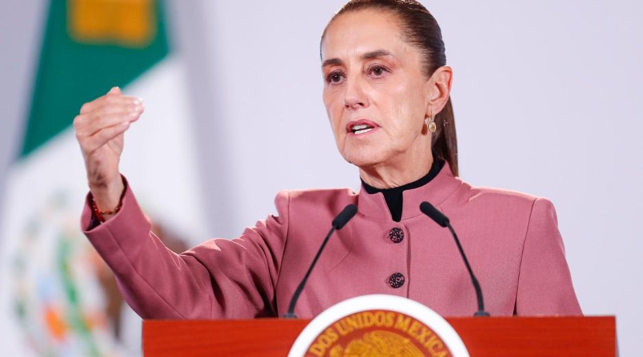 La titular del Ejecutivo federal indicó que el caso debe ser evaluado por la Fiscalía General de la República . EFE/I. Esquivel