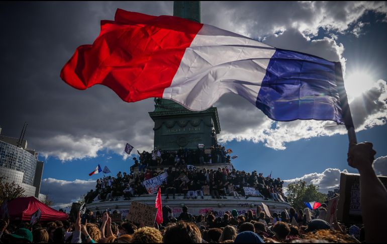 Las recientes protestas en Francia comenzaron como una protesta estudiantil. AP / A. Morissard