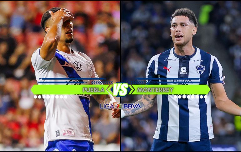 Puebla busca aprovechar su condición de local para frenar a un Monterrey que aspira a meterse a la liguilla directa. ESPECIAL / IMAGO7 y CANVA