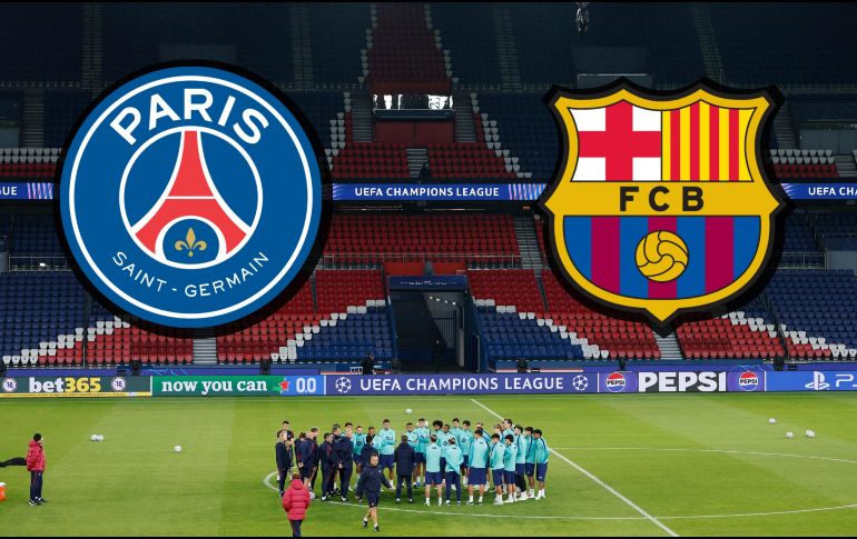 Está por comenzar el partido de la jornada en la Champions League: PSG vs Barcelona en el Parque de los Príncipes de París. EFE / EPA / Yoan Valat