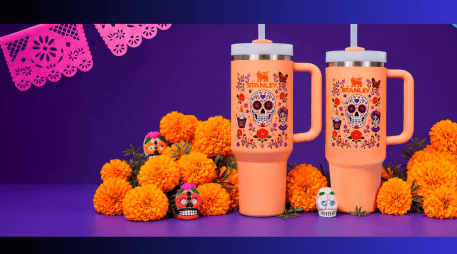 La marca también presenta una propuesta creativa para personalizar los termos mediante stickers. STANLEY