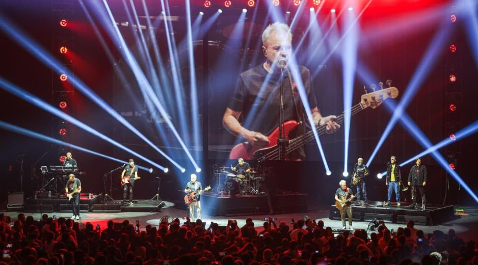 David Summers, Rafa Gutiérrez, Dani Mezquita y Javier Molina aparecieron acompañados por músicos adicionales en los metales y los sintetizadores. EL INFORMADOR/J. Acosta