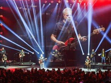 David Summers, Rafa Gutiérrez, Dani Mezquita y Javier Molina aparecieron acompañados por músicos adicionales en los metales y los sintetizadores. EL INFORMADOR/J. Acosta