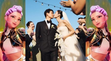 El ahora marido de Rumi participó en la creación de una de las canciones de Las Guerreras K-pop, en What It Sounds Like. X / @EjaeUpdates / Netflix