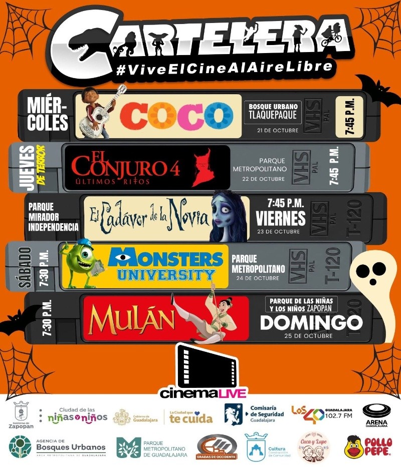 ESPECIAL/ Facebook/ Cinema Live Guadalajara.