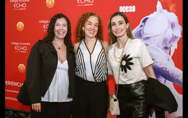 Diana Sánchez, Valerie Larios y Sofía Serrano.