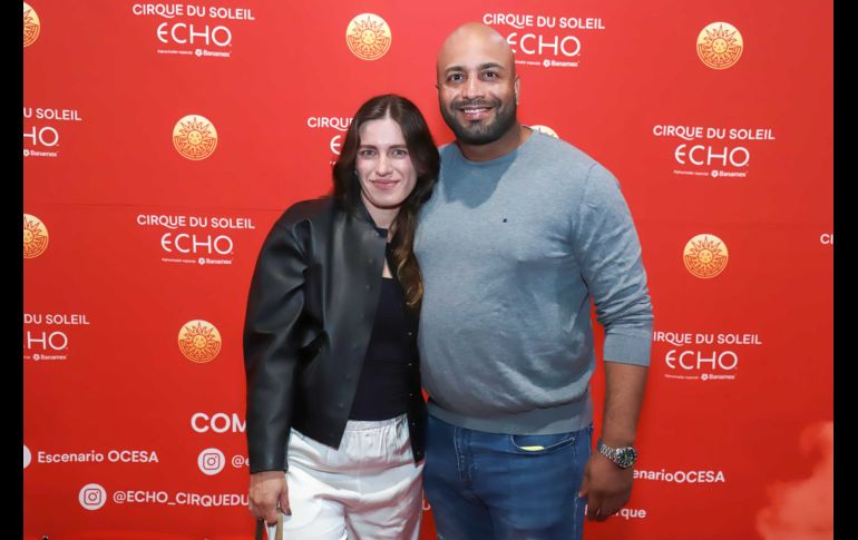 Peter Thelemaque y Andrea Goñi.