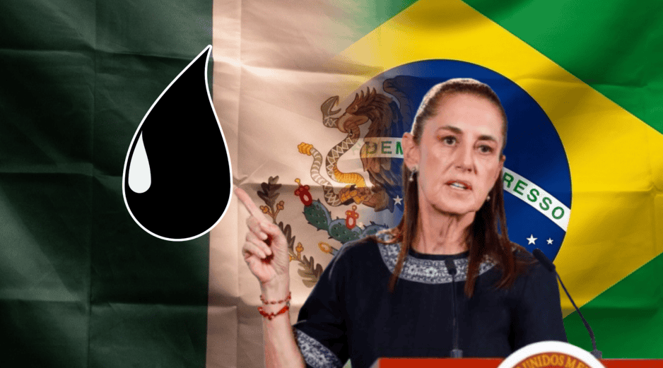 La prensa cuestionó a Sheinbaum sobre qué sucedería con el acuerdo de Pemex y Petrobras si el actual presidente brasileño pierde los comicios.EFE / I. Esquivel / UNSPLASH / E. Akyurt / UNSPLASH / A. V