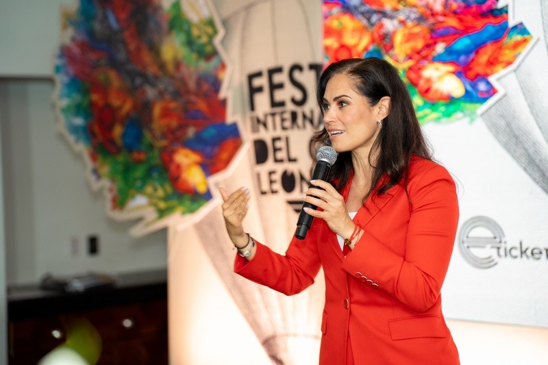 Ale Gutiérrez presentó la edición 24 del FIG León en Guadalajara, Jalisco / Foto: Cortesía