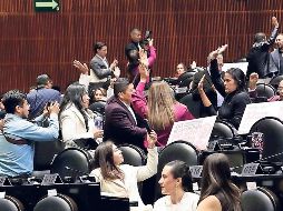 La reforma fue aprobada por mayoría de 312 votos por parte de Morena, PT y PVEM en medio de protestas de otros grupos parlamentarios. SUN/ESPECIAL