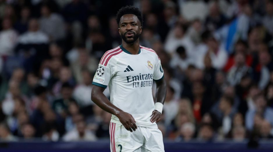 Vinícius Júnior prolongó su sequía goleadora a nueve partidos en la victoria del Real Madrid ante el Leipzig. EFE/J Martín