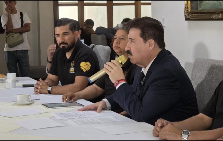 Jesús Salazar Zazueta, presidente de Fundación Manos Tapatías, explicó las exigencias que hacen a autoridades respecto a la situación del agua en Guadalajara. ESPECIAL