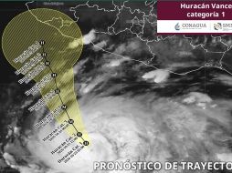 Vance evolucionó a huracán de categoría 1 y provocará lluvias fuertes en el sur de México. Los pronósticos indican que llegará a categoría 3 entre la noche del viernes y la madrugada del sábado. X/conagua_clima