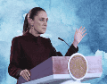 Sheinbaum confirmó que en su reunión privada con la gobernadora Maru Campos, ambas se alzaron la voz y la mandataria estatal le reclamó por acusarla de traición a la patria. SUN / L. Camacho