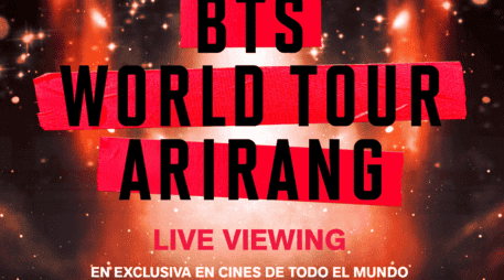 A nivel internacional, el 2026 ha marcado el tan esperado regreso de BTS a los escenarios globales tras una pausa para cumplir con el servicio militar obligatorio en Corea del Sur. CINÉPOLIS / ESPECIAL