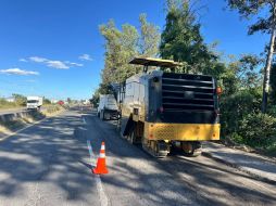 La conclusión de estos trabajos en dos tramos carreteros está prevista para finales de febrero del próximo año. ESPECIAL/SICT Jalisco