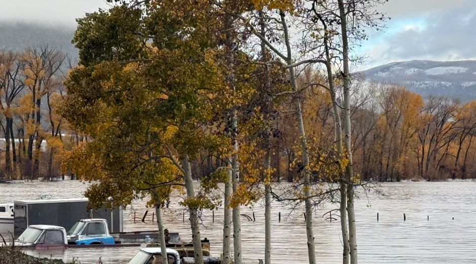 La tormenta en South Fork, Colorado, el 23 de octubre del 2026. AP/Servicio de Rescates de South Fork