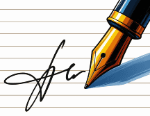Mientras que el texto normal muestra cómo nos comportamos en sociedad, la firma representa el yo más profundo, auténtico y sin filtros. ESPECIAL / CANVA