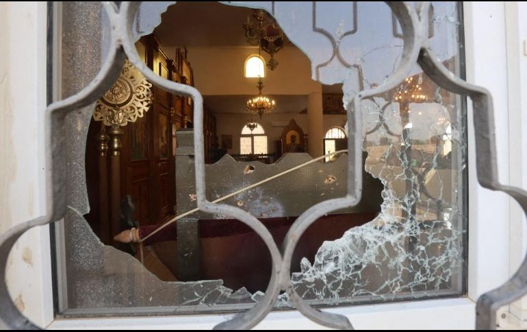 Las autoridades jordanas mantienen la búsqueda de los sospechosos del ataque armado ocurrido durante una ceremonia fúnebre en la iglesia griega ortodoxa de San Jorge, en la localidad de Hamud. AFP / S. Mohamad