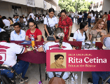 Los montos de la Beca Rita Cetina 2026 dependen del nivel educativo del estudiante. GOBIERNO DE MÉXICO / CANVA