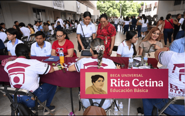 Los montos de la Beca Rita Cetina 2026 dependen del nivel educativo del estudiante. GOBIERNO DE MÉXICO / CANVA