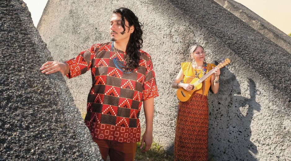 Ampersan. El dueto integrado por Kevin García y Zindu Cano, que vincula la música tradicional mexicana con el rock. CORTESíA