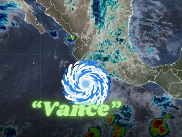 Para este 25 de octubre a las 18:00 horas, el sistema pasaría a catalogarse como tormenta tropical. ESPECIAL / Conagua