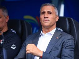 Hernán Crespo elogió el doblete de José Martín y la adaptación de Kevin Zenón al Atlas. EL INFORMADOR/J. ACOSTA.