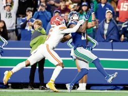 El receptor de los Seahawks fue una auténtica pesadilla para la defensiva de los Chiefs. AP