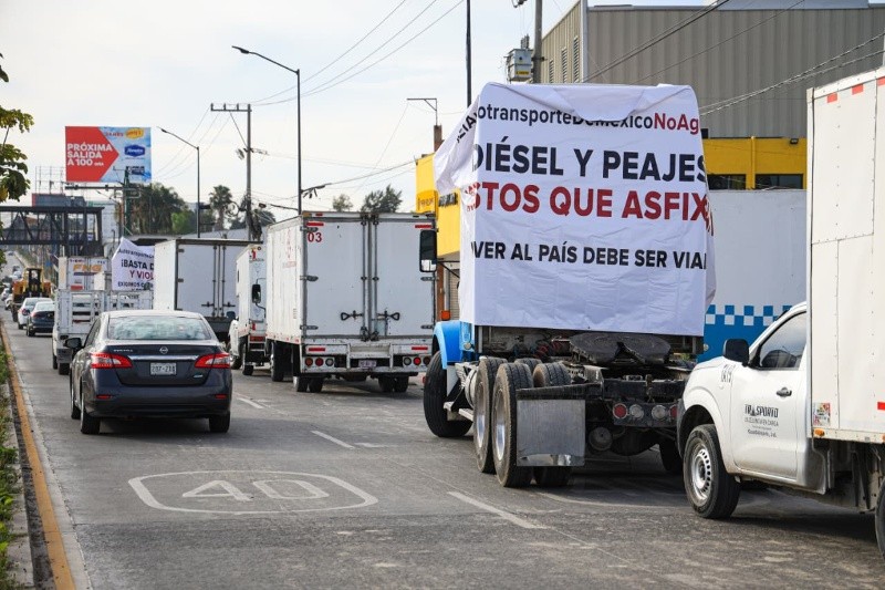 Transportistas piden que se modifique la nueva Ley Fiscal para el Transporte. EL INFORMADOR / J. Acosta&nbsp;