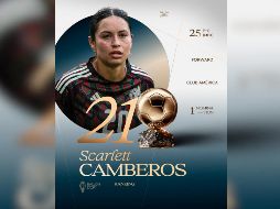 La revista France Football confirmó la ubicación de la delantera azteca previa a la ceremonia de gala en el London Palladium. X / @ballondor
