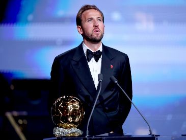 Kane consiguió el sexto Balón de Oro para Inglaterra y puso fin a una espera que comenzó en 2001. EFE/T. AKMEN.