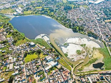 La Presa de Las Pintas permanece fuera de operación por los altos niveles de contaminación en el Sistema Antiguo de Abasto Chapala-Guadalajara. La suspensión del flujo contribuye a los tandeos de agua que afectan a 627 colonias de la metrópoli. EL INFORMADOR/ A. Navarro