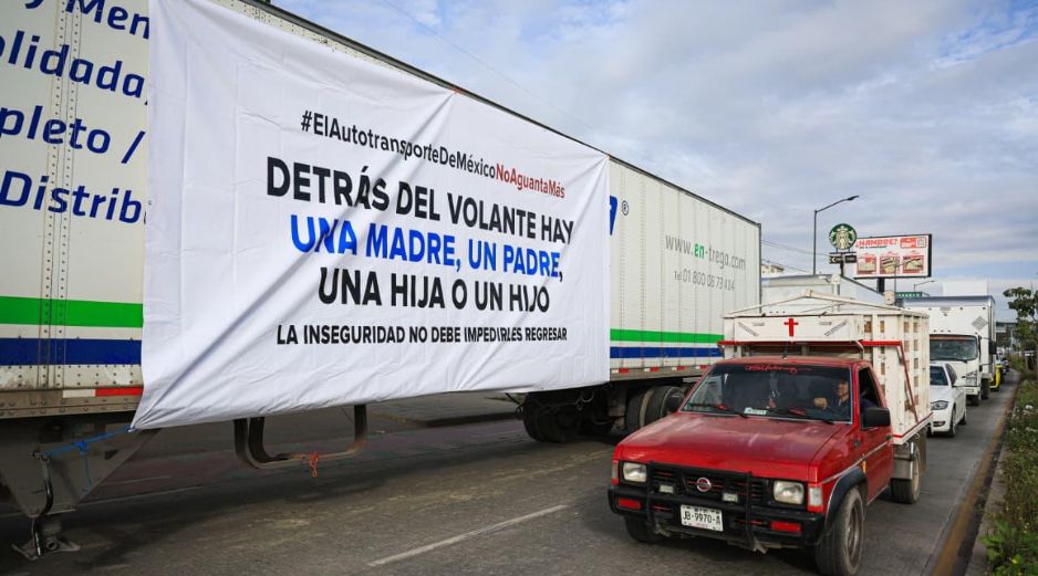 El gremio exige a las autoridades una atención urgente a la crisis de inseguridad, las extorsiones y las adversas condiciones económicas que asfixian al autotransporte de carga. EL INFORMADOR/J. Acosta