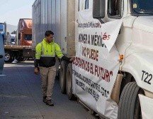 El paro nacional de transportistas arrancó el lunes 26 de octubre. SUN/A. Melo