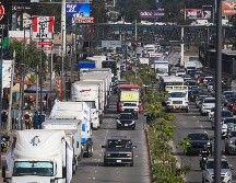 Manifestación de transportistas en Carretera a Chapala, Jalisco. EL INFORMADOR/J. Acosta