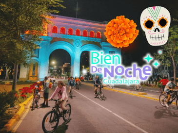 Para enriquecer la experiencia comunitaria y recordar a los difuntos, los organizadores invitan a las familias a caracterizarse de catrinas o calaveritas. ESPECIAL/Gobierno de Guadalajara