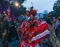 Las celebraciones por el Día de Muertos en CDMX arrancaron de la mejor manera con el Desfile de Catrinas. SUN/Y. Osnaya