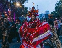 Las celebraciones por el Día de Muertos en CDMX arrancaron de la mejor manera con el Desfile de Catrinas. SUN/Y. Osnaya