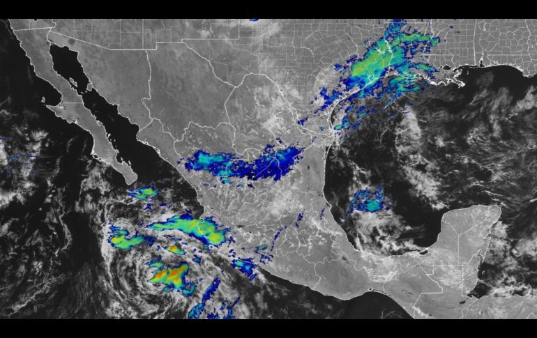 La tormenta tropical “Vance” provocará lluvias intensas e inundaciones en México del 27 al 29 de octubre. ESPECIAL/NOAA