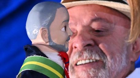 Luiz Inácio Lula da Silva recordó que cuando lo inculparon en el caso Lava Jato él no huyó de Brasil a pesar de que sabía que iría a prisión. EFE/A. Borges
